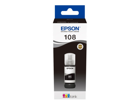 Epson 108 EcoTank Black – Cerneală Originală 70 ml, Black [0]
