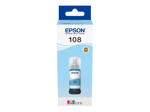 Imprimante, Scannere, Consumabile - Epson 108 Light Cyan C13T09C54A – Cerneală Originală 70 ml