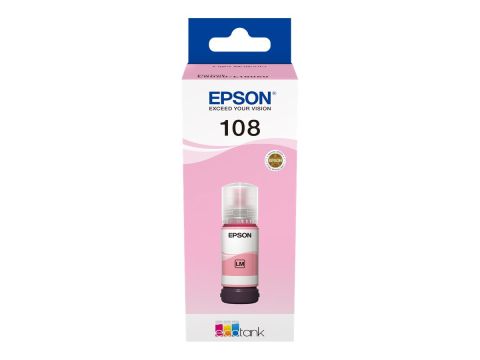 Imprimante, Scannere, Consumabile - Epson 108 Light Magenta C13T09C64A – Cerneală Originală 70 ml
