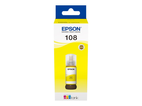 Imprimante, Scannere, Consumabile - Epson 108 Yellow – Ink Refill C13T09C44A, 70 ml