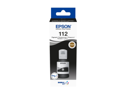 Cerneală & Cap de Printare - Epson 112 Black – Cerneală Originală EcoTank 127 ml (C13T06C14A)