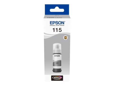 Imprimante, Scannere, Consumabile - Epson 115 EcoTank Grey, Cerneală Originală 70 ml