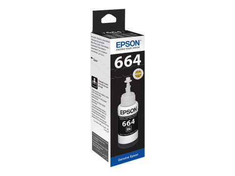 Epson T6641 C13T66414A – Cerneală Black 70 ml EcoTank / L‑Series [1]