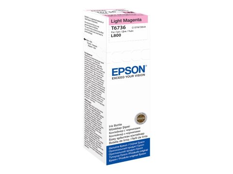 Imprimante, Scannere, Consumabile - Epson T6736 Light Magenta, Cerneală Originală 70 ml