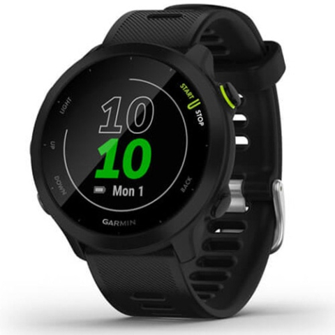 Wearables - Garmin Forerunner 55 – Smartwatch 42mm, GPS, 5ATM, Black