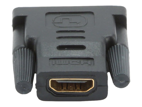 Gembird A‑HDMI‑DVI‑2 – Adaptor HDMI F → DVI‑D M (18+1), gold‑plated [1]