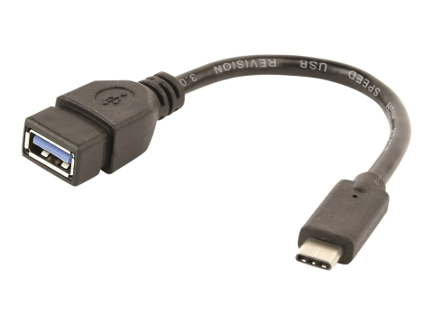 Cabluri & Adaptoare - Gembird A‑OTG‑CMAF3‑01 – USB‑C → USB‑A, USB 3.0 OTG, 20 cm