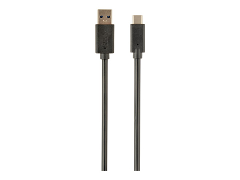 Cablu Gembird USB 3.0 la USB‑C pentru Date și Încărcare 36W, 1m, Negru – CCP‑USB3‑AMCM‑1M [1]