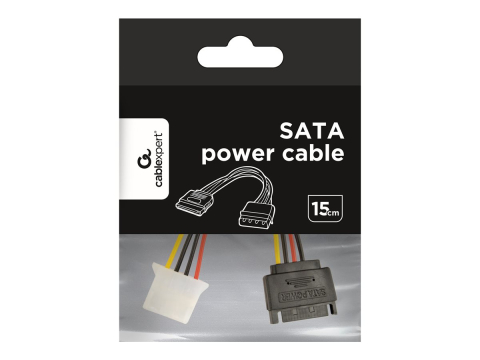 Gembird CC‑SATA‑PS – Cablu alimentare SATA la Molex 15 cm [1]