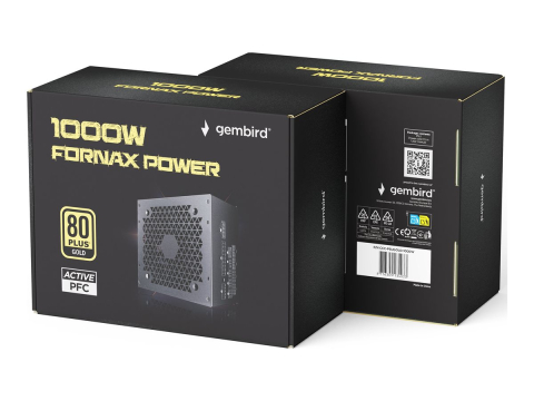 Gembird CCC‑PSUGOLD‑1000W – 1000W, ATX 3.1, 80+ Gold, Modulară [6]