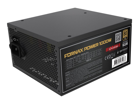 Surse de alimentare - Gembird CCC‑PSUGOLD‑1000W – 1000W, ATX 3.1, 80+ Gold, Modulară