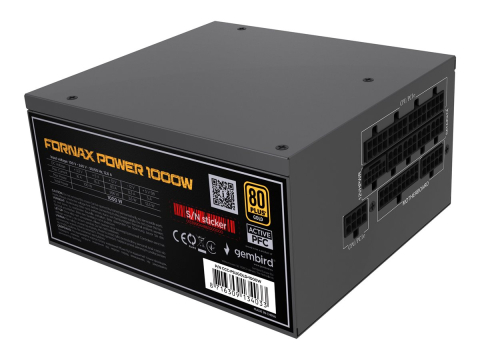 Gembird CCC‑PSUGOLD‑1000W – 1000W, ATX 3.1, 80+ Gold, Modulară [3]