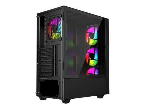 Gembird Fornax 4000 Carcasă PC ATX ARGB Negru [5]