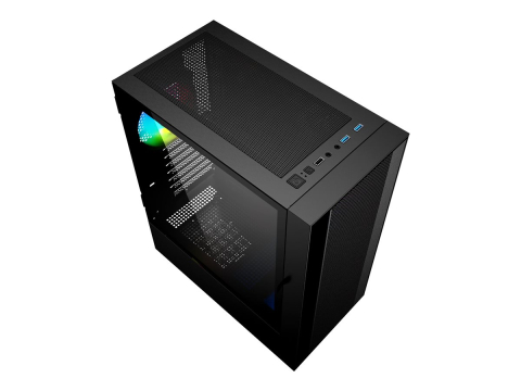 Componente - Gembird Fornax 4000 Carcasă PC ATX ARGB Negru