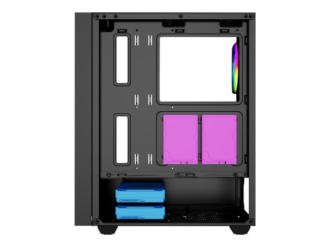 Gembird Fornax 4000 Carcasă PC ATX ARGB Negru [1]