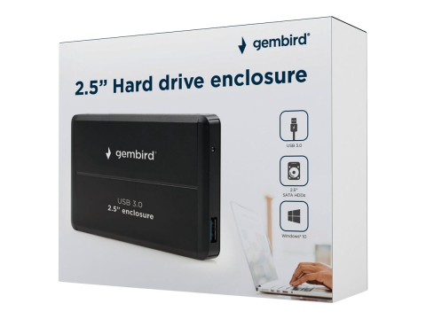Gembird EE2‑U3S‑2 – Enclosure HDD/SSD 2.5" USB 3.0 Aluminiu [4]