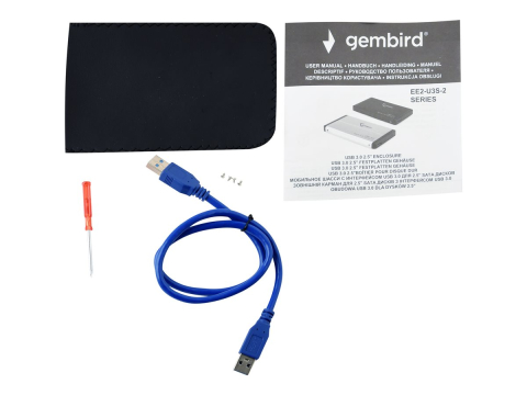 Gembird EE2‑U3S‑2 – Enclosure HDD/SSD 2.5" USB 3.0 Aluminiu [3]