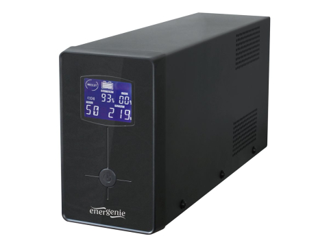 Line Interactive Towers - Gembird EG‑UPS‑034 – UPS Line‑Interactive 1500VA / 900W, AVR, LCD
