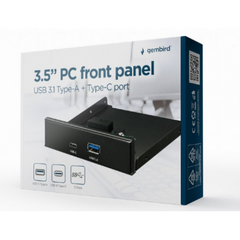 Accesorii componente - altele - GEMBIRD Internal 3.5 front PC panel USB 3.1 Type-A + Type-C