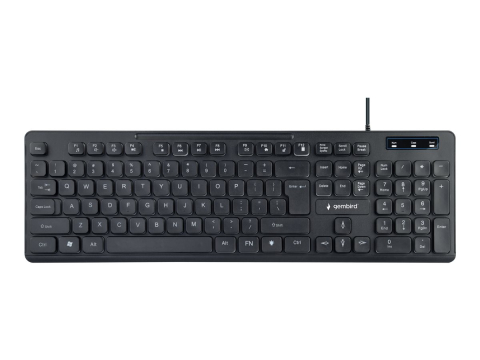 Tastaturi cu Fir - Gembird KB‑UML‑02 – Tastatură backlight 104 taste, USB, black