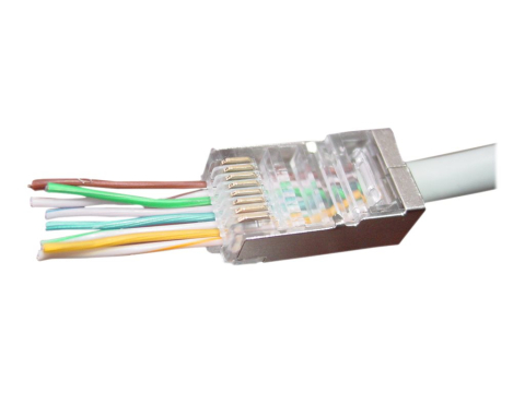Adaptoare - GEMBIRD LC-PTF-01/10 Conectori RJ-45 FTP Pass-Through 10 buc.