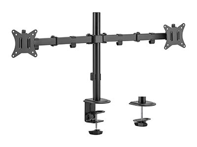 Accesorii - Gembird MA‑D2‑01 – Suport birou 2 monitoare 17–32", reglabil