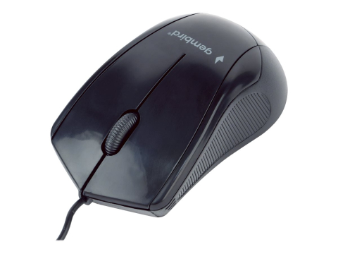 Gembird MUS‑3B‑02 – Mouse optic 1000 DPI, USB, Negru [1]
