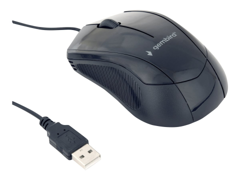 Mouse, Trackballs & Presenters - Gembird MUS‑3B‑02 – Mouse optic 1000 DPI, USB, Negru