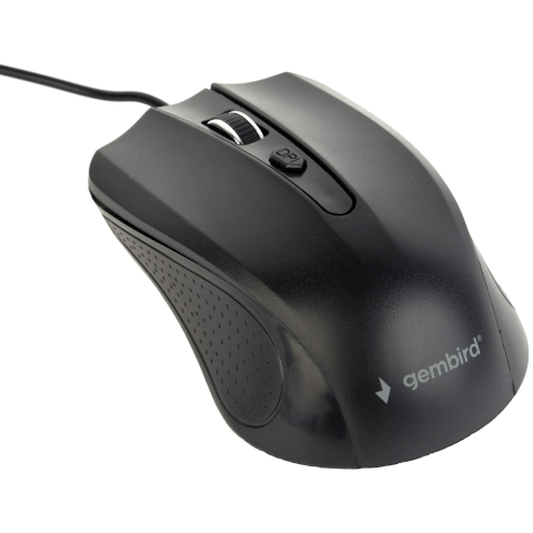 Mouse, Trackballs & Presenters - Gembird MUS‑4B‑01L – Mouse optic 1200 DPI, USB, Negru