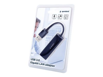 Adaptoare - Gembird NIC-U3-02, Adaptor USB 3.0 la Gigabit LAN, RJ45