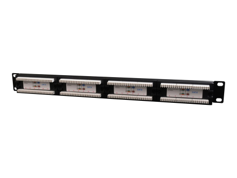 Server, Storage &  UPS - Gembird NPP‑C624CM‑001 – Patch Panel 24 Porturi Cat.6, 1U, 19”