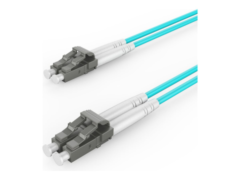 Network Accessories - GEMBIRD OM4 LC‑LC 0.5m – Patch Cord Fibra Optică Duplex LSZH