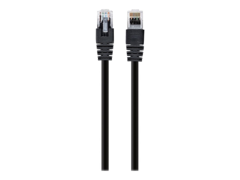 Network Accessories - Gembird PP12‑0.5M/BK – Patchcord RJ45 Cat.5e UTP 0.5m Negru