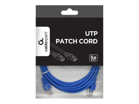 Gembird PP12‑2M/B – Patchcord RJ45 Cat.5e UTP 2m Albastru [1]