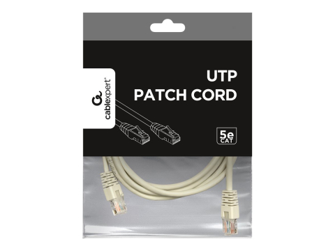 Gembird PP12‑2M – Patchcord RJ45 Cat.5e UTP 2m Gri [1]