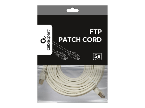 Gembird PP22‑20M – Patch Cord FTP Cat.5e 20m, Shielded, Grey [1]
