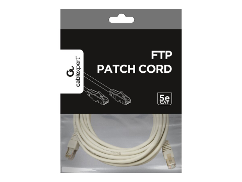 GEMBIRD PP22‑5M – Patchcord RJ45 Cat.5e S/FTP 5m Grey [1]