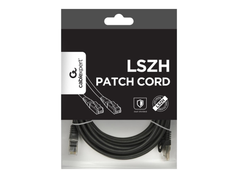 GEMBIRD PP6A-LSZHCU-BK-5M patchcord RJ45 cat. 6A SFTP LSZH 5m black [2]