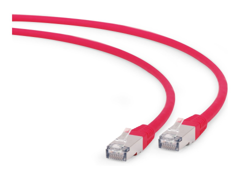 Network Accessories - Gembird PP6A‑LSZHCU‑R‑20M – Patch Cord S/FTP Cat6A 20m LSZH, Red