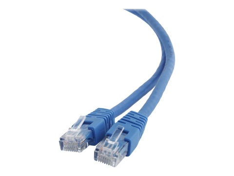 Network & Smart Home - Gembird PP6U‑1M/B – Patchcord RJ45 Cat.6 UTP 1 m Blue