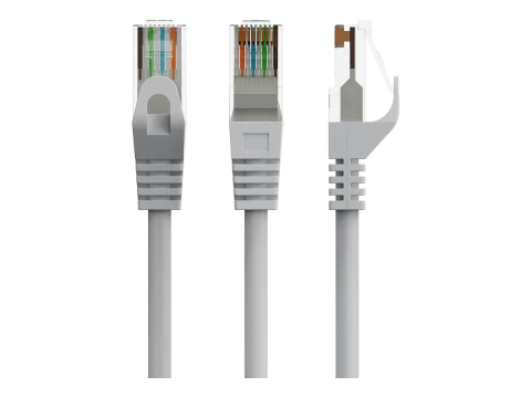 Network Accessories - Gembird PP6U‑CU‑2M – Patchcord Cat.6 UTP 2m Cupru Pur Gri