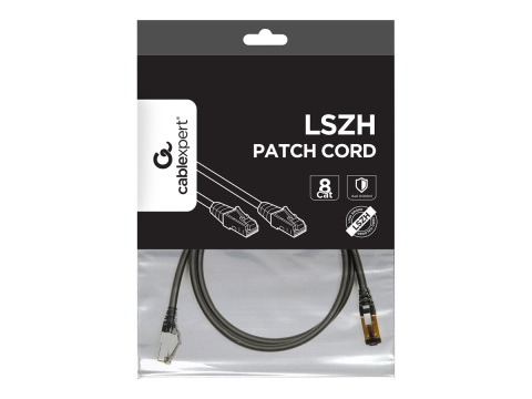 GEMBIRD PP8-LSZHCU-BK-15M S/FTP Cat. 8 LSZH patch cord black 15m [3]