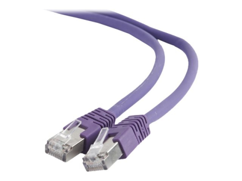 Network Accessories - GEMBIRD PP6A‑LSZHCU‑V‑3M – Patch Cord S/FTP Cat. 6A, 3m, Purple