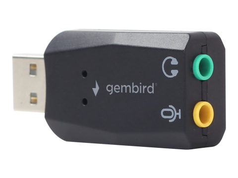 Gembird SC‑USB2.0‑01 – Placă de sunet externă USB 2.0, 48 kHz, stereo [2]