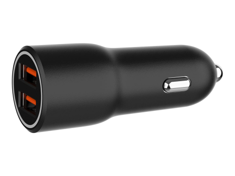 Gembird TA‑UC‑A2QC36‑CAR‑01 – Încărcător auto 36W QC 3.0, 2×USB‑A [3]