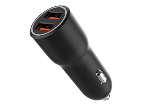 Gembird TA‑UC‑A2QC36‑CAR‑01 – Încărcător auto 36W QC 3.0, 2×USB‑A [2]