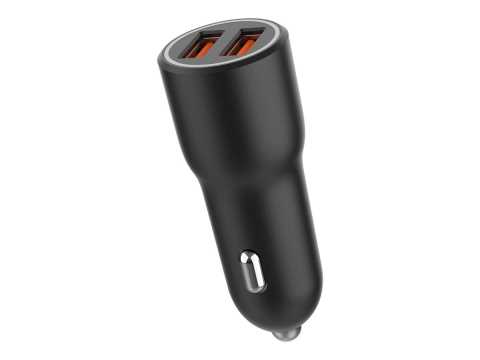 Gembird TA‑UC‑A2QC36‑CAR‑01 – Încărcător auto 36W QC 3.0, 2×USB‑A [1]
