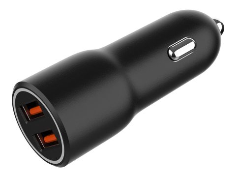 Gembird TA‑UC‑A2QC36‑CAR‑01 – Încărcător auto 36W QC 3.0, 2×USB‑A [4]