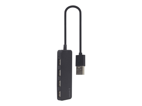 Gembird UHB‑U2P4‑06 – Hub USB 4 porturi, USB 2.0, negru [1]