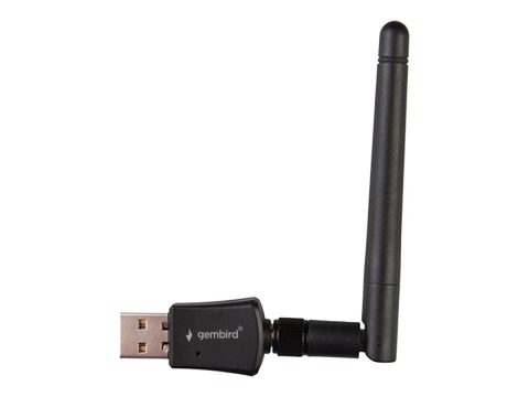 Adaptoare - Adaptor Wi‑Fi Gembird WNP‑UA300P‑02, USB 2.0, 300 Mbps, antenă externă